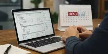 Person reviewing 2026 unemployment benefit forms on a laptop