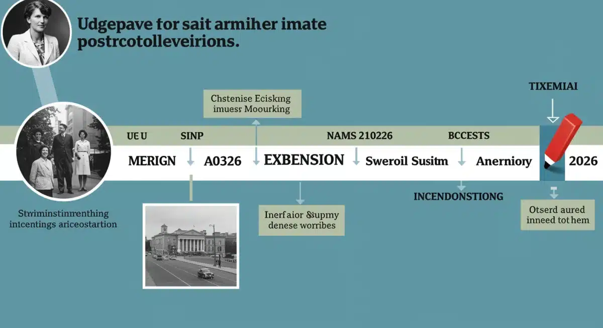 Timeline graphic showing legislative milestones impacting COBRA provisions, with a focus on 2026.