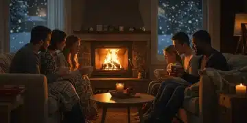 Family enjoying a warm home thanks to energy assistance programs during winter