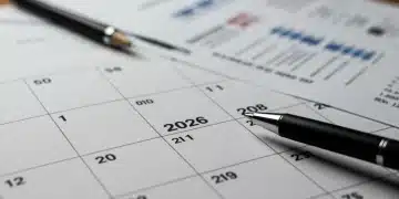 Calendar showing 2026 with a three-month window highlighted, symbolizing new IRS Roth IRA conversion rules.